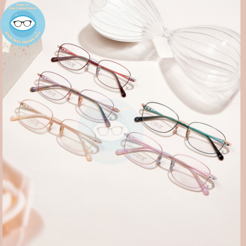 Gọng kính kim loại mã 6193